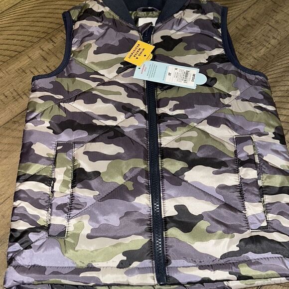 NWT Camo Kid 👦 👧 Water 💦 & Wind 💨 Resistant front pocket east zip up ⬆️ warm - Picture 7 of 17